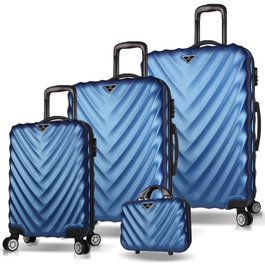 Zoozie Bags Juego de maletas de 4 piezas Azul oscuro